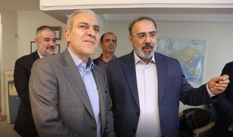 بازدید مدیرعامل صندوق بازنشستگی کشوری از صندوق بازنشستگی هما