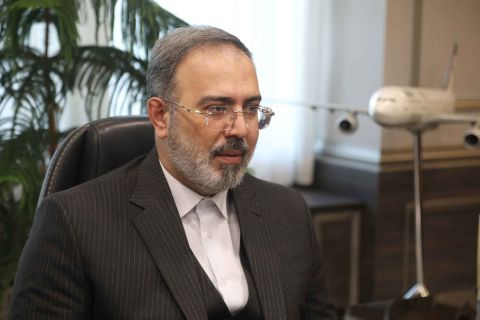 دیدار نوروزی مدیرعامل صندوق بازنشستگی هواپیمایی جمهوری اسلامی ايران " هما " با مدير عامل ایران ایر 