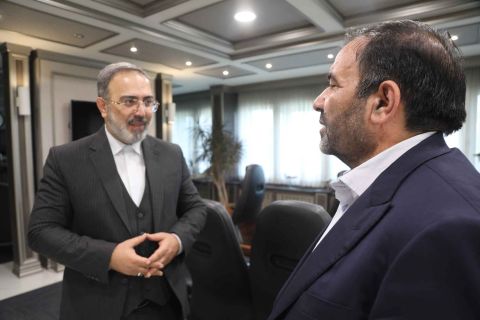 دیدار نوروزی مدیرعامل صندوق بازنشستگی هواپیمایی جمهوری اسلامی ايران " هما " با مدير عامل ایران ایر 