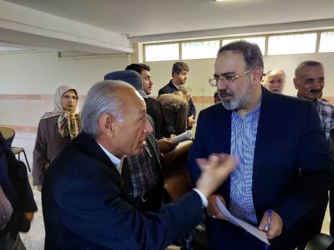 دیدار صمیمانه محسن حسنلو با جمعی از بازنشستگان هواپيمايی جمهوری اسلامی ايران "هما"